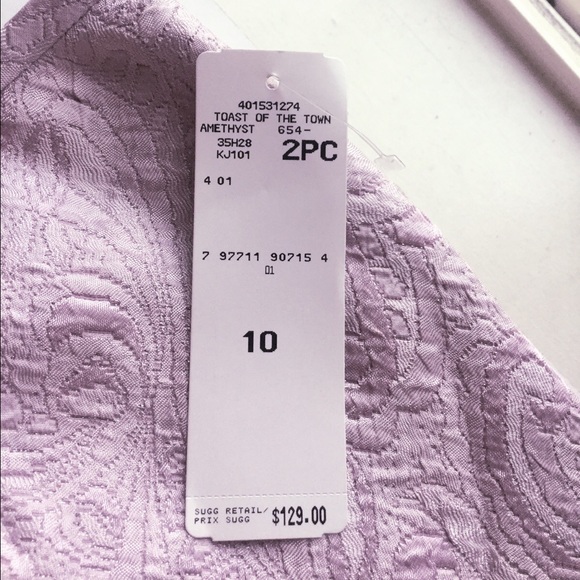 Evan Picone Toast of the Town Amethyst Skirt