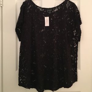 Lane Bryant lace top