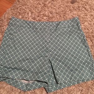 green and white willi smith shorts