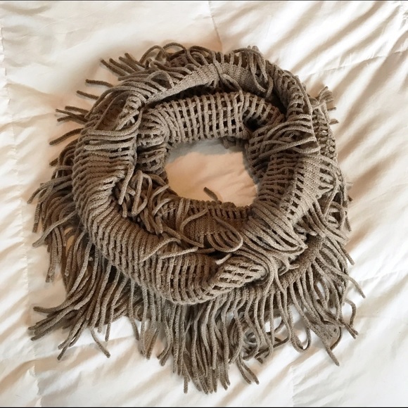 Fringe Infinity Crochet Scarf  |  Nordstrom