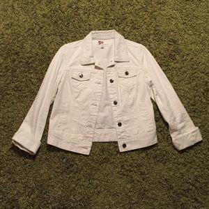 So White Denim Jacket