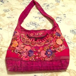 Hand embroidered bag