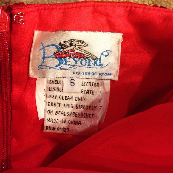 Red Beyond (by Jovani) Prom Dress - Picture 4 of 6