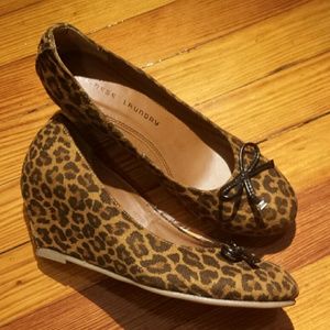 Cheetah Print Wedges