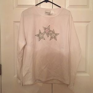 BRAND NEW White Holiday Sweatshirt Shirt!!!!