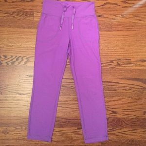 Purple Lululemon Capri Leggings