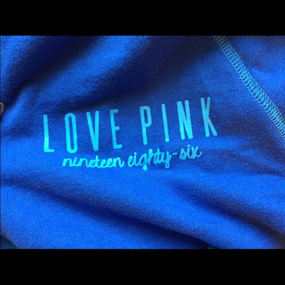 Blue zip up hoodie from Pink by Victoria's Secret - Picture 3 of 3