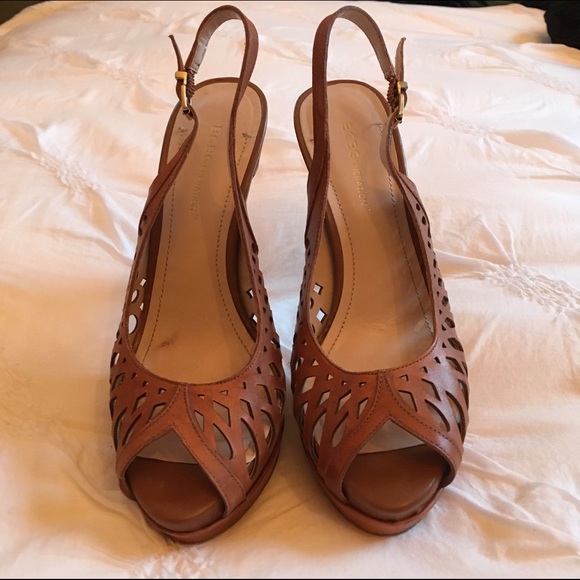 Tan BCBGeneration high heels