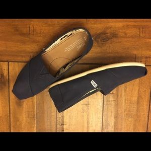 Blue Toms. Never worn.