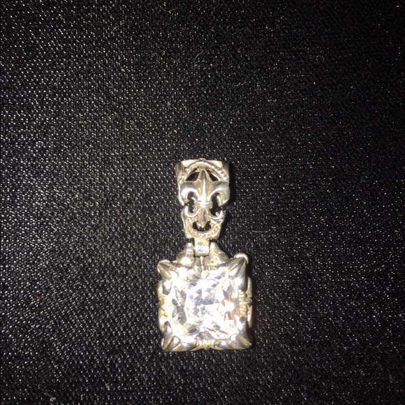 Cubic Zirconia and Sterling Silver Pendant