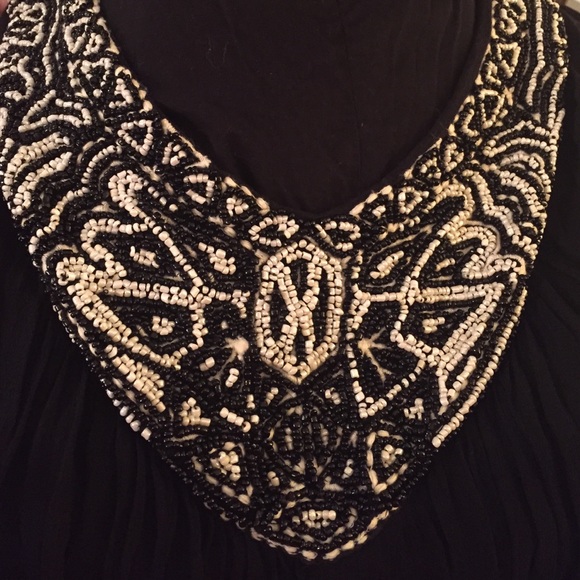 Zara Black / Beaded Dress! - Picture 2 of 3