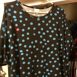 LuLaRoe Irma Shirt POLKA DOTS!