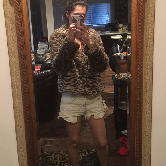 Barneys faux fur coat. Never worn.