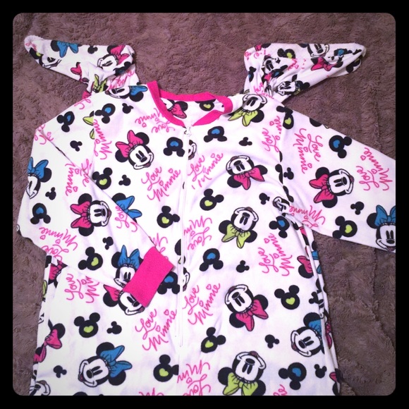 Minnie Mouse Pajama Onesie
