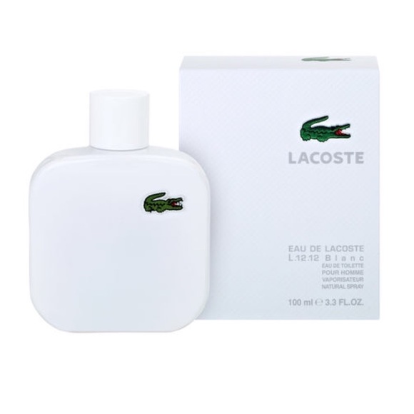 😊LACOSTE L.12.12 White For Men Cologne😊BRAND NEW