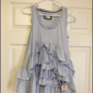 Meadow Rue (ANTHROPOLOGIE) blue tank