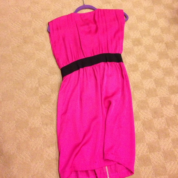 Pink Zip Up Dress - Picture 4 of 4