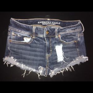 SOLD! Distressed American Eagle Denim Shorts