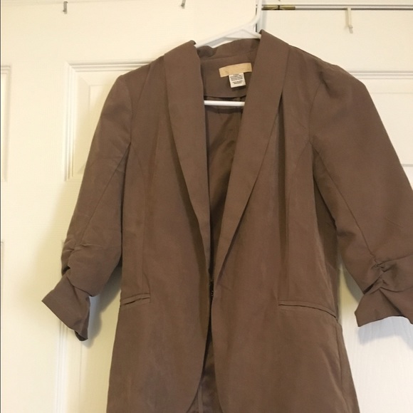 Francesca's Suede brown blazer