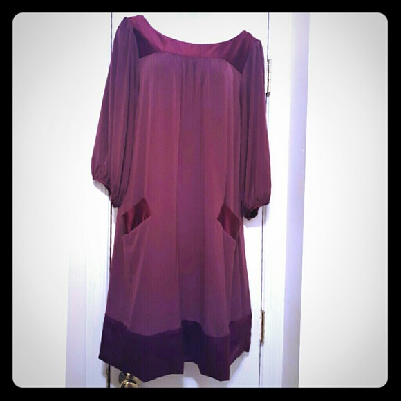 Max & Cleo Dresses & Skirts - Beautiful Burgundy jersey knit romper dress