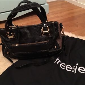 Treesje Textured Satchel Bag