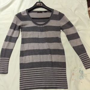 Gray striped sweater!