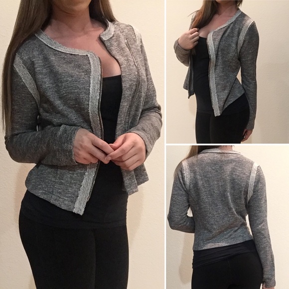 Edgy Asymmetrical Zip Jacket - Picture 4 of 4