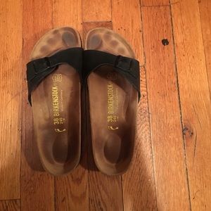 Black Birkenstock Madrid sandals