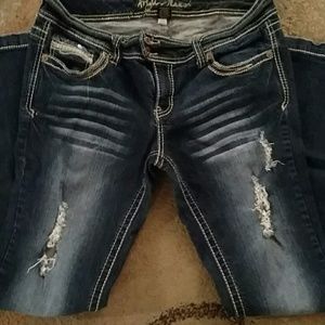 Ariya Curvy Bootcut Dark Rinse Jeans