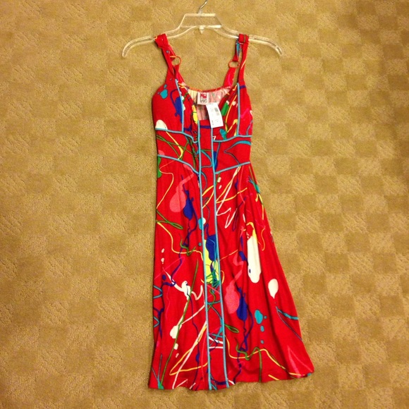 Red Lucy Love Dress - Picture 2 of 3