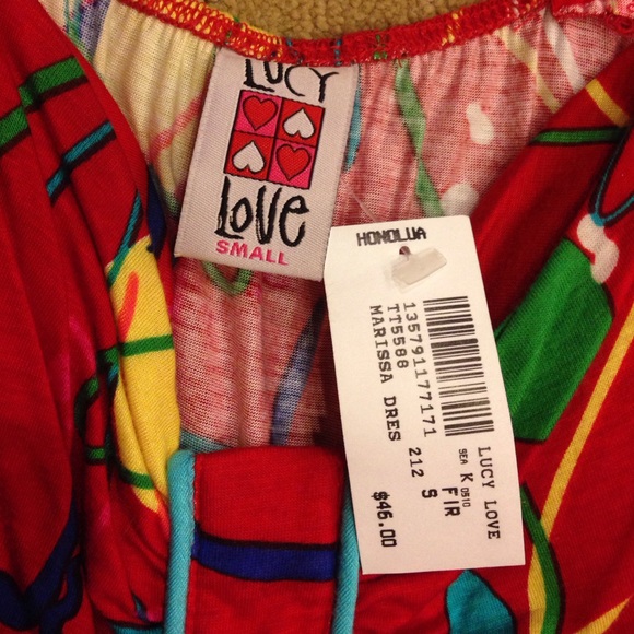 Red Lucy Love Dress - Picture 3 of 3