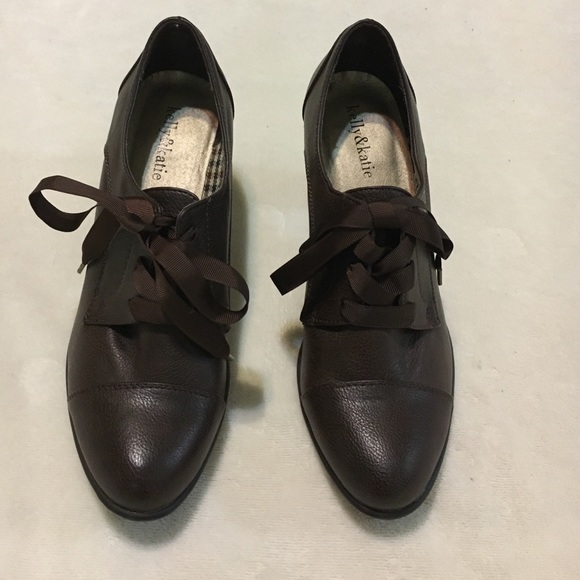 Katie & Kelly Lace-up Oxfords w/3" Heel