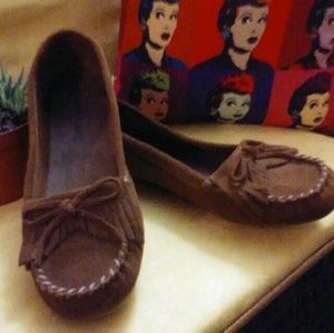 Minnetonka Suede Flats