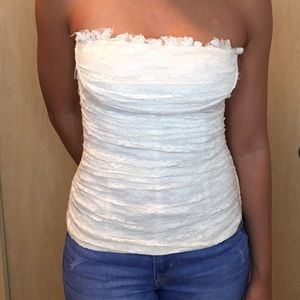 Rampage Corset Stretchy Lace top