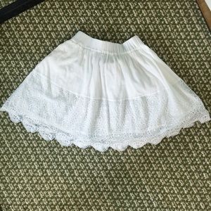 Jack Wills White Lace skirt
