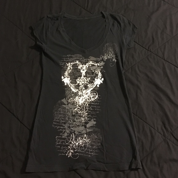Graphic Tee cap-sleeve - Picture 2 of 2