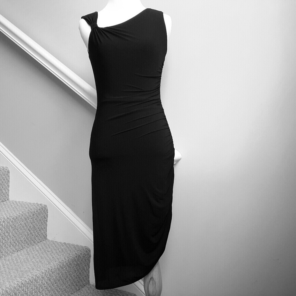 BCBG Maxazria Slinky Asymmetrical LBD!