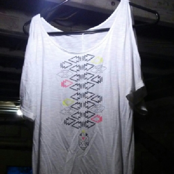Womens "cold shoulder" top