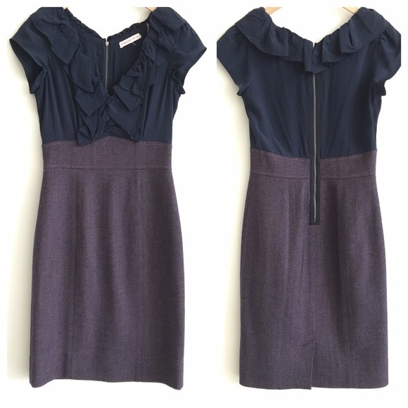 ✨SOLD✨ new | Rebecca Taylor Purple Silk Dress - Picture 2 of 4