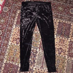 Simply Vera Wang XL Velvet Leggings Tights Pants