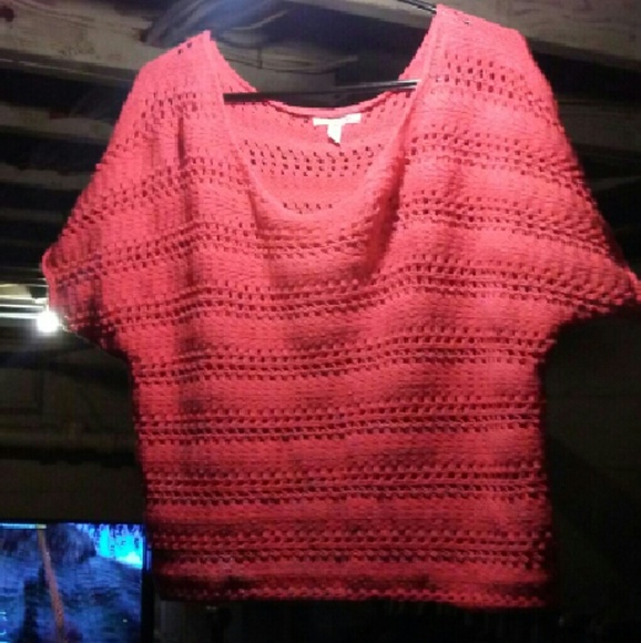Womens short sleeve sweater