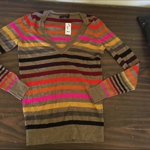 Multi color fall sweater