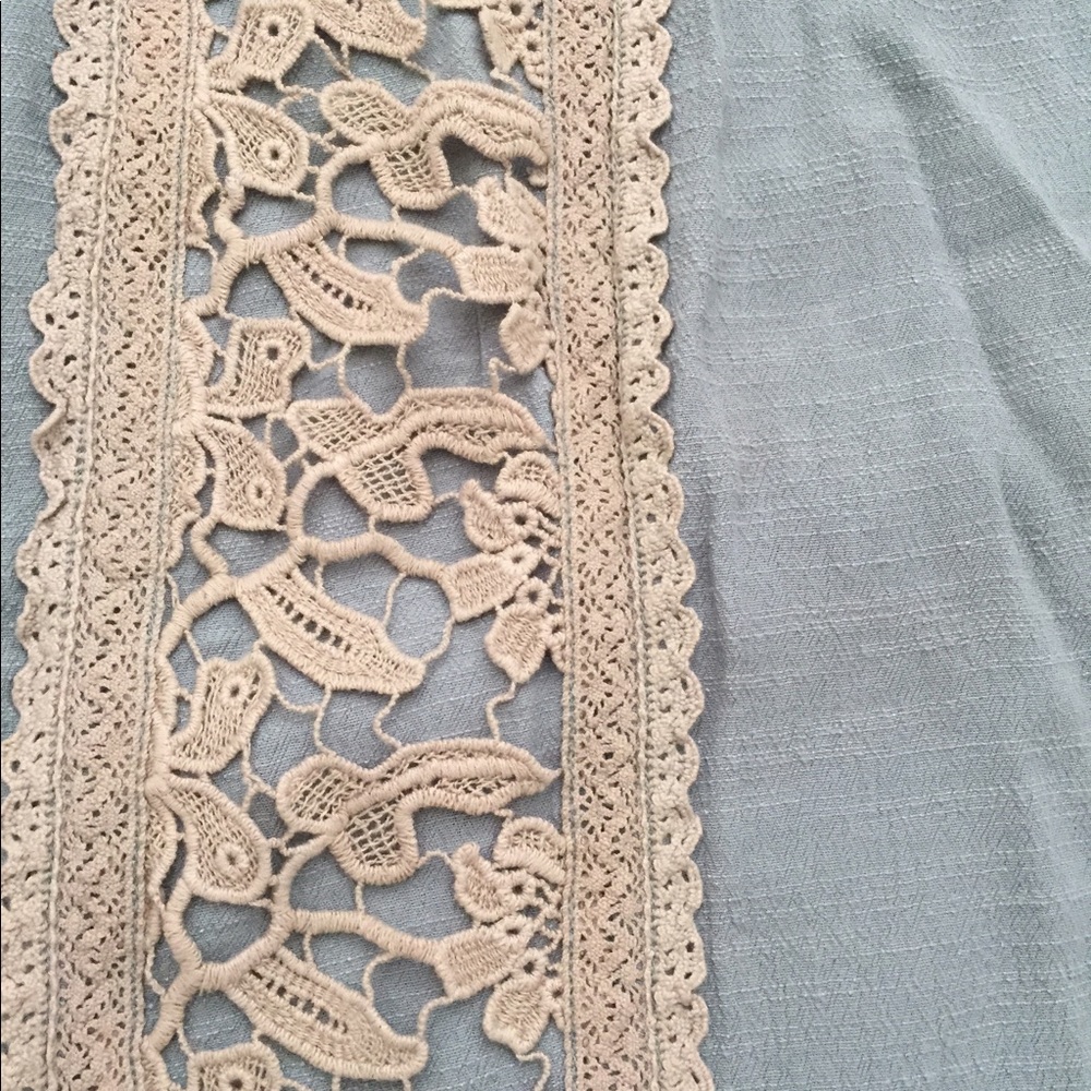NWT FREE PEOPLE JOLENE DRESS IN MISTY TEAL COMBO - Picture 8 of 8