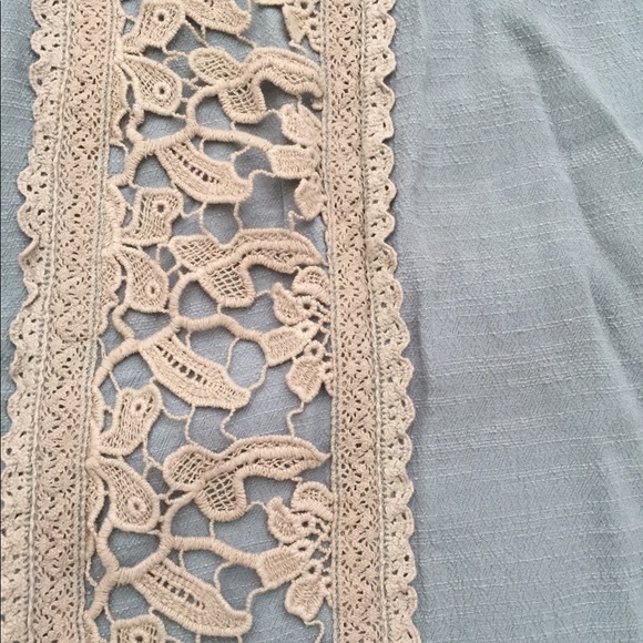 NWT FREE PEOPLE JOLENE DRESS IN MISTY TEAL COMBO - Picture 8 of 8