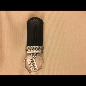 Leather keychain