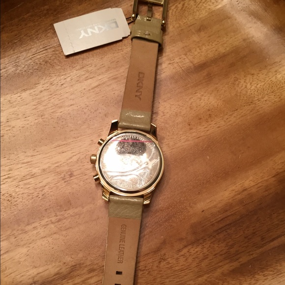 DKNY leather watch