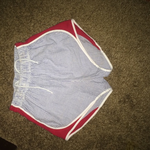 Shorties. Seer sucker workout shorts. So cute! - Picture 2 of 4