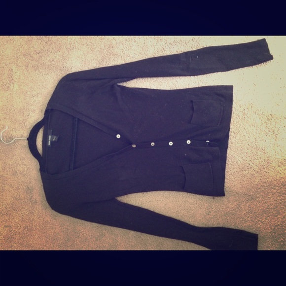 Mango Black Cardigan