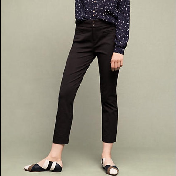 anthropologie essential slim trouser