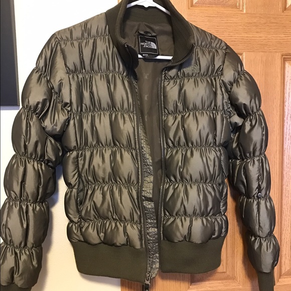 The North Face Olive Green Coat, Small Size